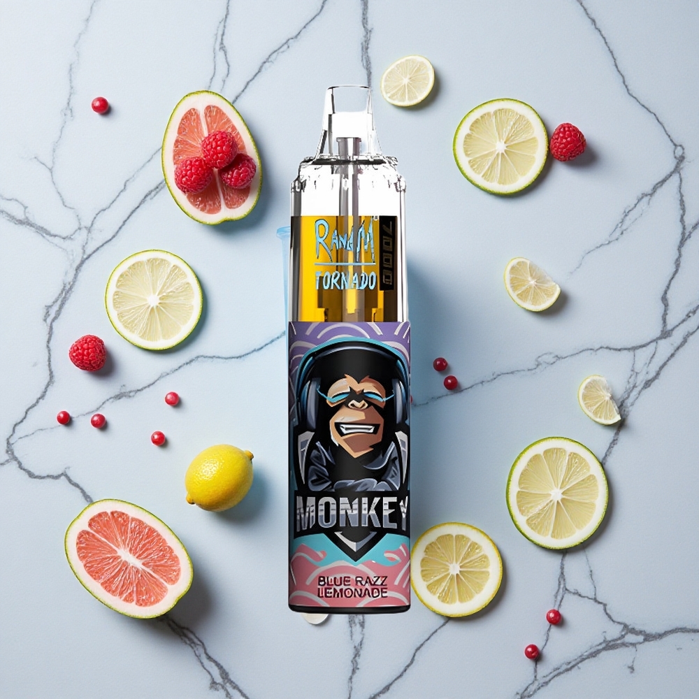 RandM Fumot Tornado 7000 Caladas Limón Frambuesa Azul 14ML E-líquido vape wholesale España
