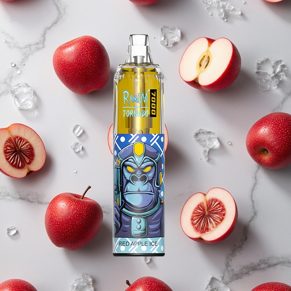 RandM Fumot Tornado 7000 Caladas Manzana Roja Hielo 14ML E-líquido vape wholesale España