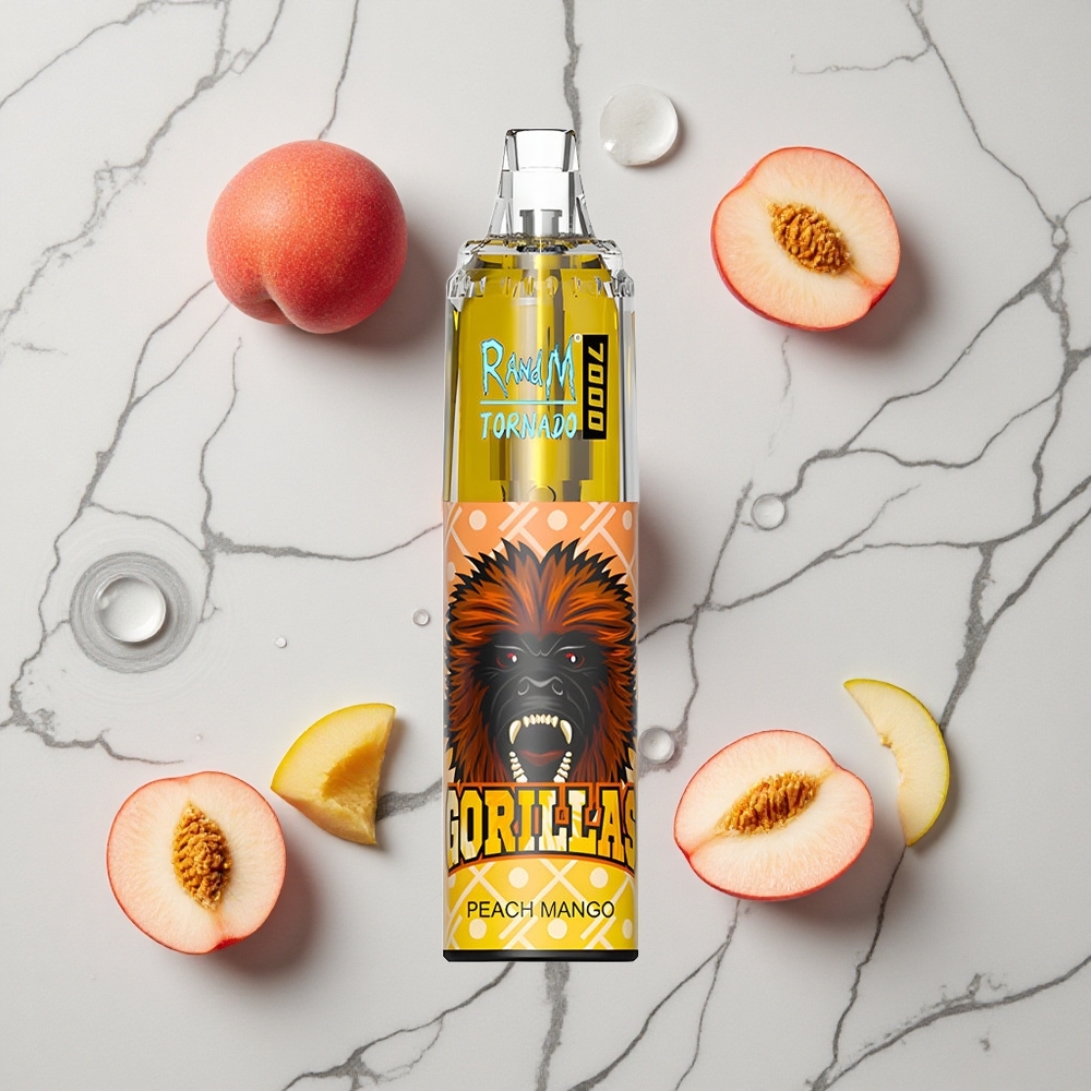 RandM Fumot Tornado 7000 Caladas Melocotón Mango 14 ML E-líquido vape wholesale España