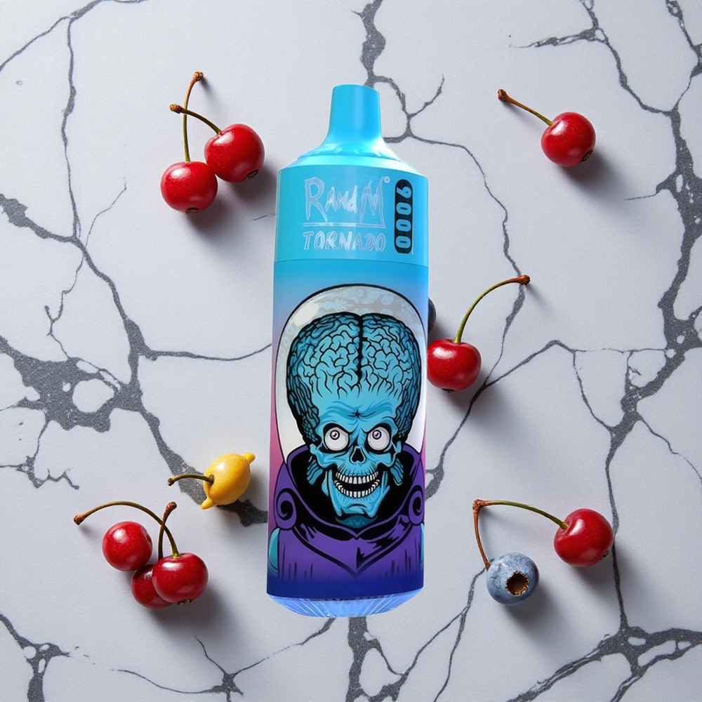 RandM Fumot Tornado 9000 Caladas Arándano Cereza Blueberry Pantalla RGB vape wholesale España