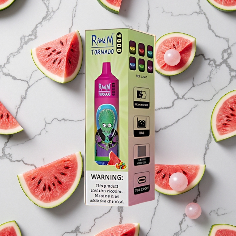 RandM Fumot Tornado 9000 Caladas Chicle Sandía 18 mL Batería Recargable vape wholesale España
