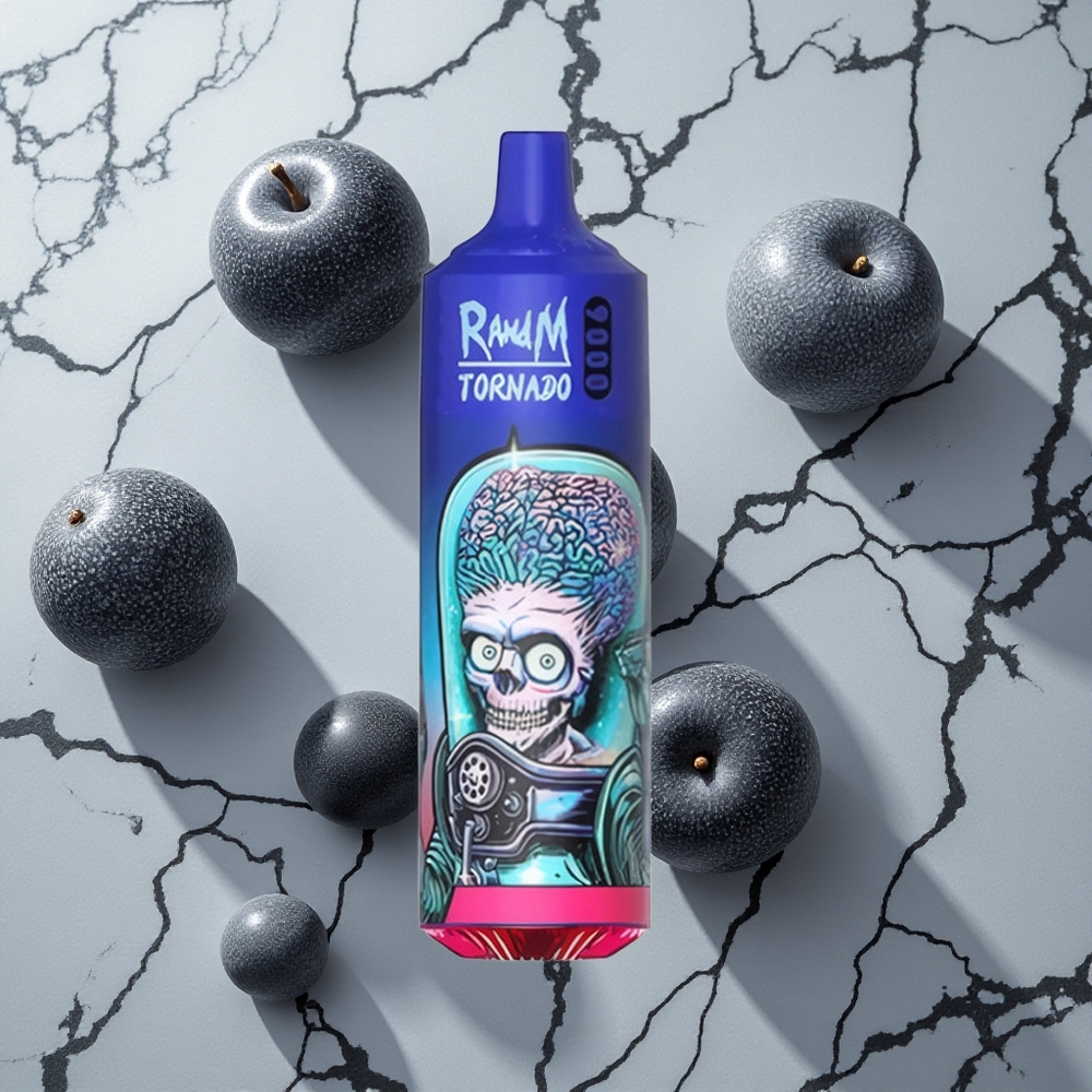 RandM Fumot Tornado 9000 Caladas Hielo Negro Pantalla RGB vape wholesale España