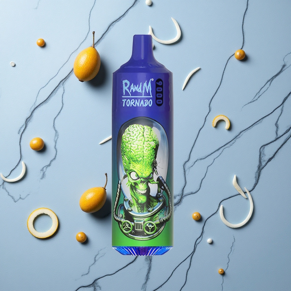 RandM Fumot Tornado 9000 Caladas Sabor Mr Azul Pantalla RGB vape wholesale España