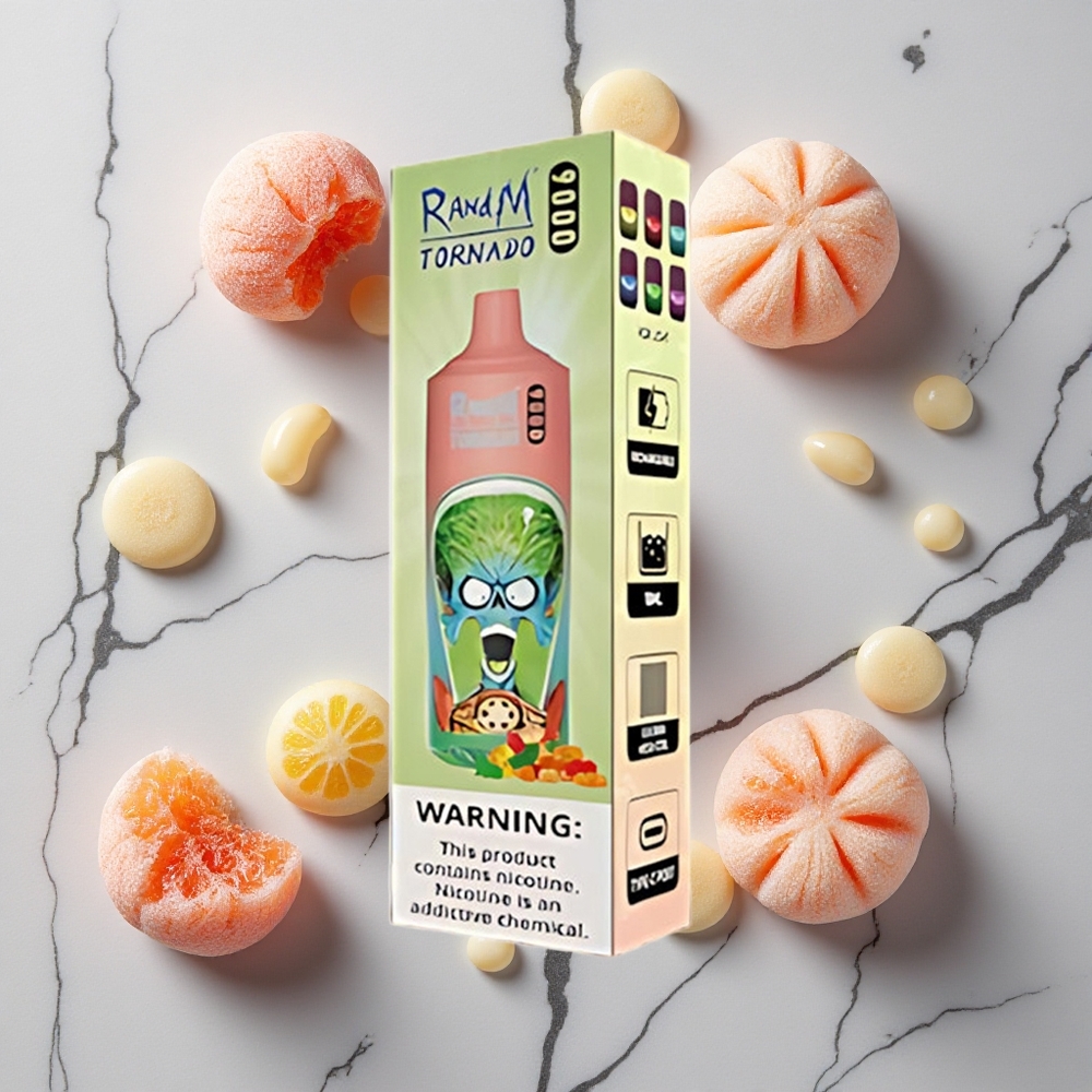 RandM Fumot Tornado 9000 Caladas Sabor Osito de Goma Pantalla RGB vape wholesale España