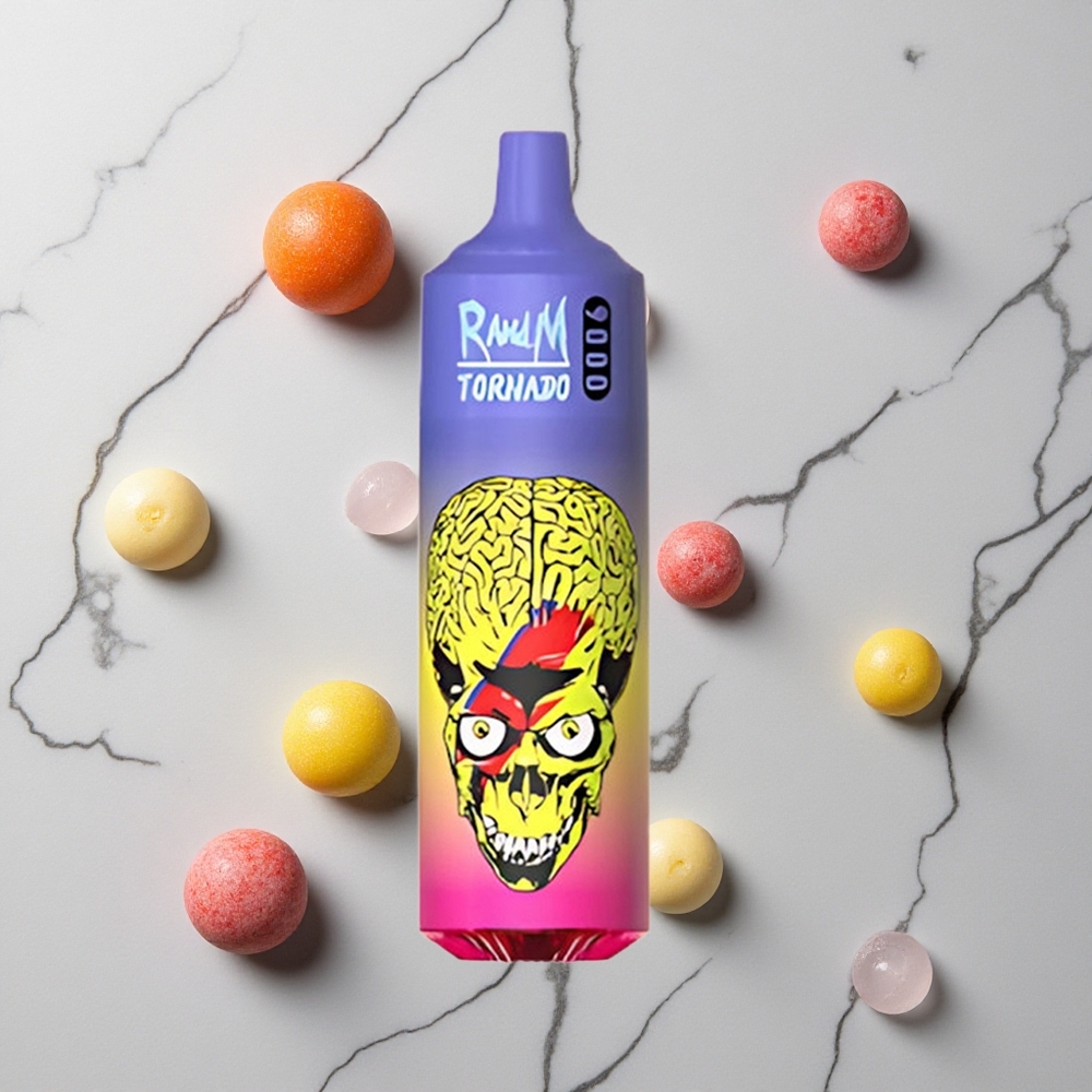 RandM Fumot Tornado 9000 Caladas Sabor Skittles Pantalla RGB vape wholesale España