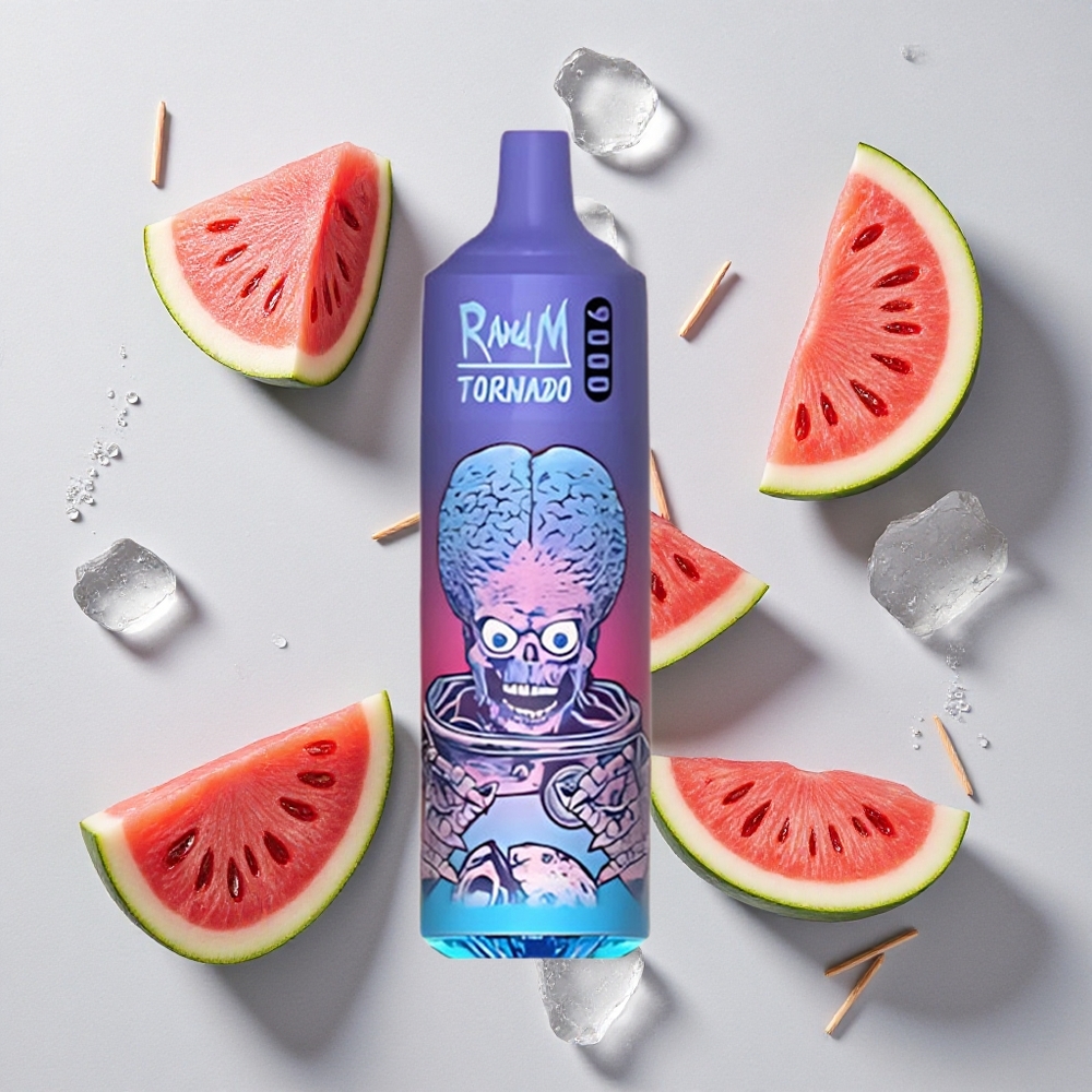 RandM Fumot Tornado 9000 Caladas Sandía Brazz Hielo 18 mL Pantalla RGB vape wholesale España