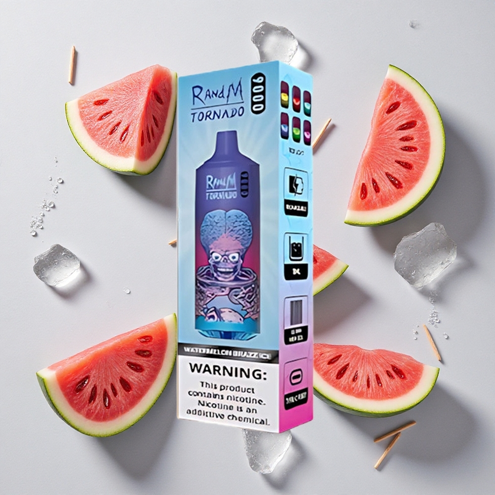 RandM Fumot Tornado 9000 Caladas Sandía Brazz Hielo 18 mL Pantalla RGB vape wholesale España
