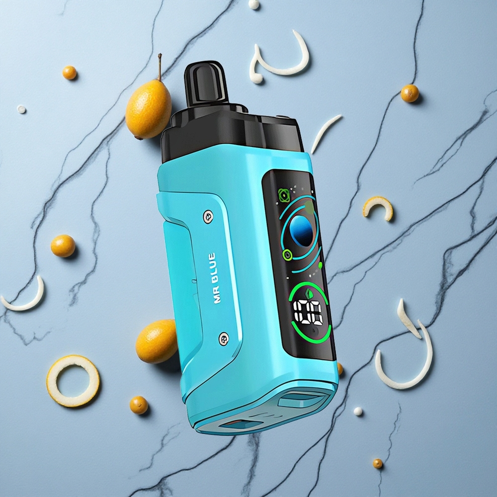 Razz Bar 45000 Caladas Vape Desechable Mr Azul y Frambuesa con 1.0 Ohm Mesh Coil y Batería 650 Mah vape wholesale España