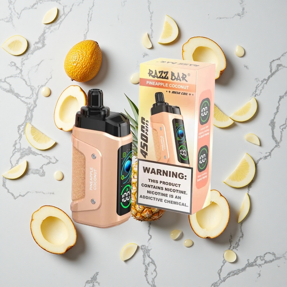 Razz Bar 45000 Caladas Vape Desechable Piña Coco Ajustable Flujo de Aire vape wholesale España
