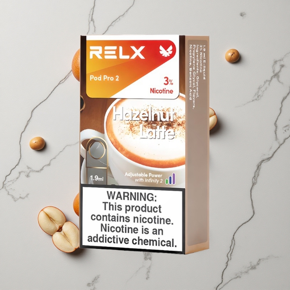 RELX Pod Pro 2 600 Caladas Avellana Latte 1.9ml vape wholesale España
