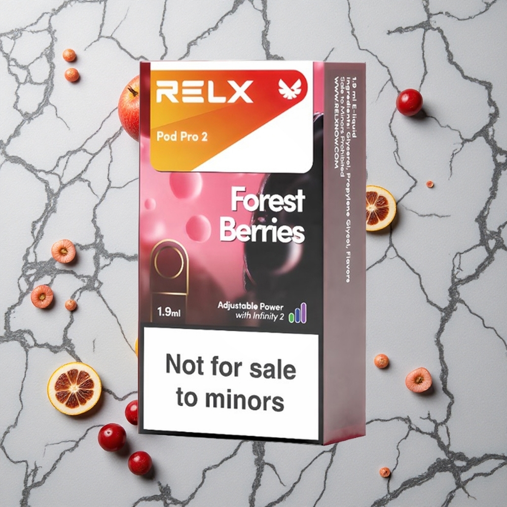 RELX Pod Pro 2 600 Caladas Bayas del Bosque 1.9ml Sin Nicotina vape wholesale España