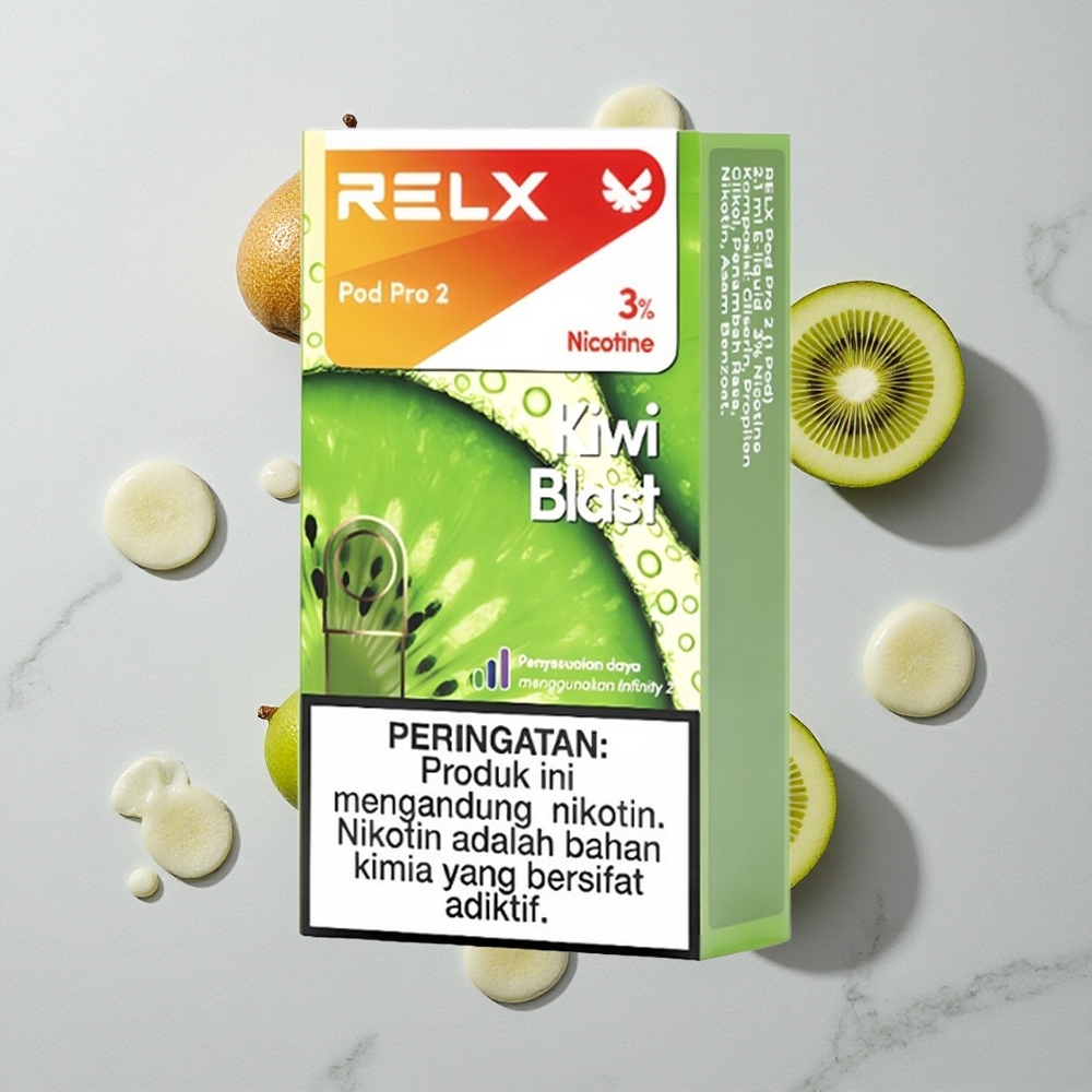 RELX Pod Pro 2 600 Caladas Explosión de Kiwi 1.9ml 3% Nicotina vape wholesale España