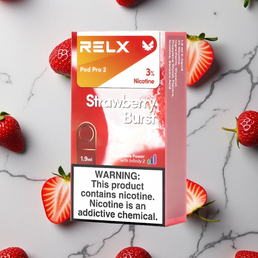 RELX Pod Pro 2 600 Caladas Fresa Explosiva 1.9ml vape wholesale España