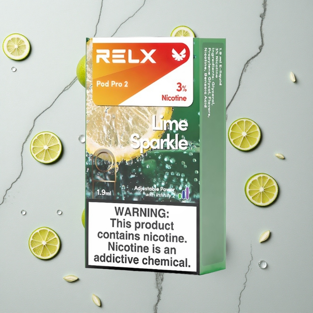 RELX Pod Pro 2 600 Caladas Lima Brillante 1.9ml 3% nicotina vape wholesale España