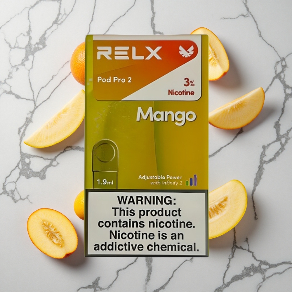 RELX Pod Pro 2 600 Caladas Mango Helado 1.9ml 3% nicotina vape wholesale España