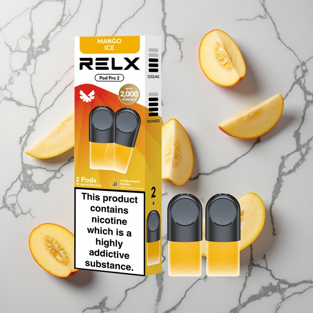 RELX Pod Pro 2 600 Caladas Mango Hielo 1.9ml vape wholesale España