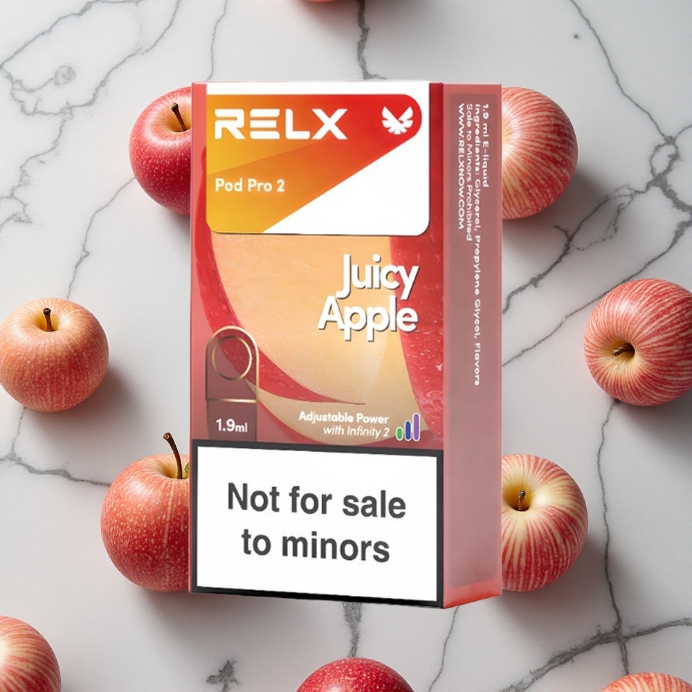 RELX Pod Pro 2 600 Caladas Manzana Jugosa 0% nicotina 1.9ml vape wholesale España