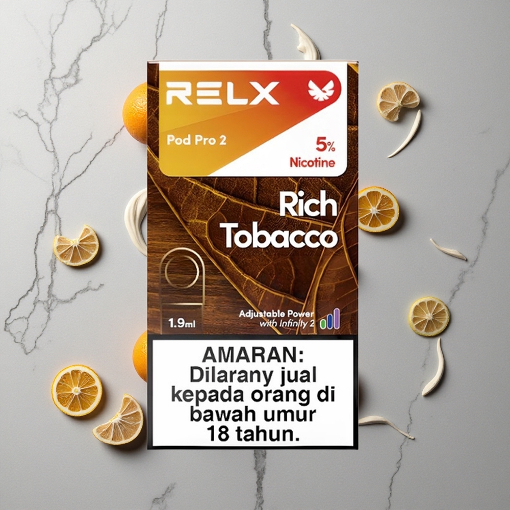 RELX Pod Pro 2 600 Caladas Tabaco Rico 1.9ml vape wholesale España