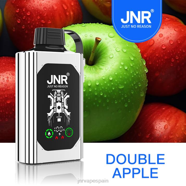 JNR SHISHA caja 0BN687 JNR vape nicotine manzana doble
