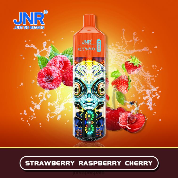 JNR ALIEN máximo fresa frambuesa cereza 4ZTJF23 JNR vape españa