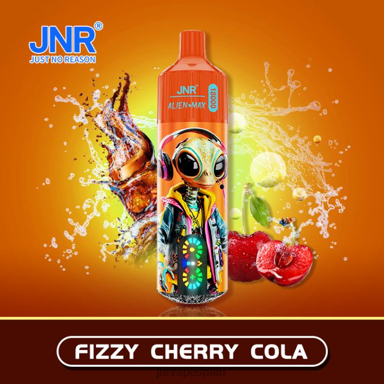 JNR ALIEN máximo refresco de cola de cereza 4ZTJF36 JNR vape nicotine content