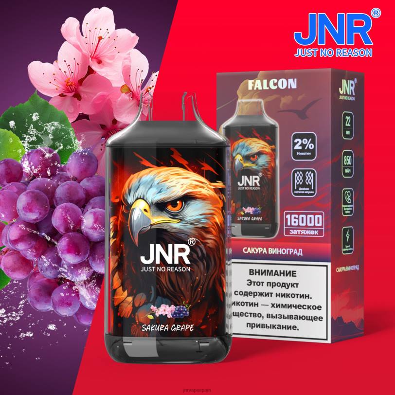 JNR vape- Z802226 halcón jnr uva sakura sin frutos