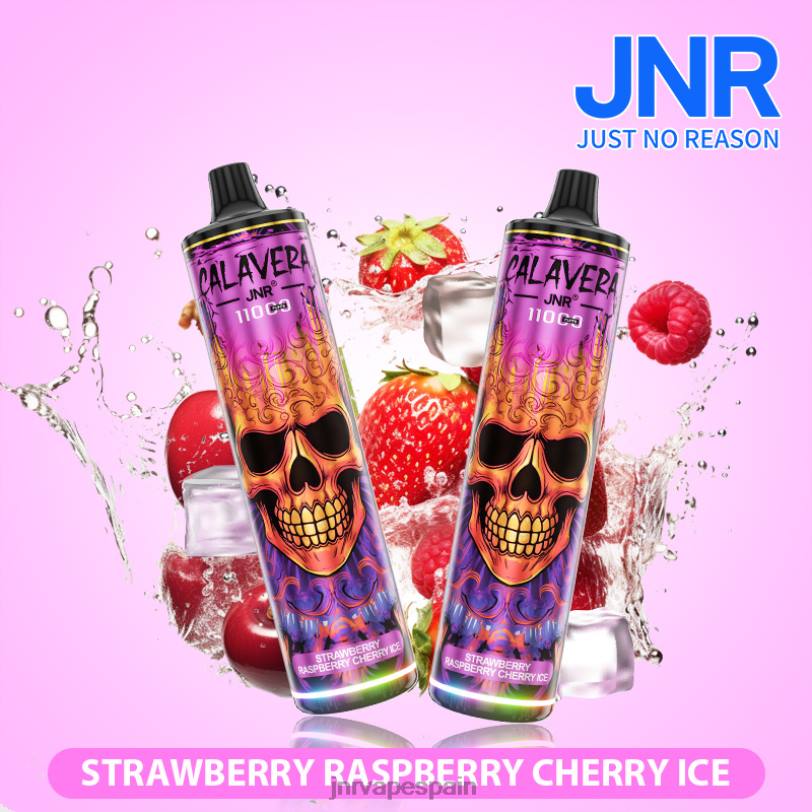 JNR vapes website- Z802311 jnr calavera fresa frambuesa cereza hielo