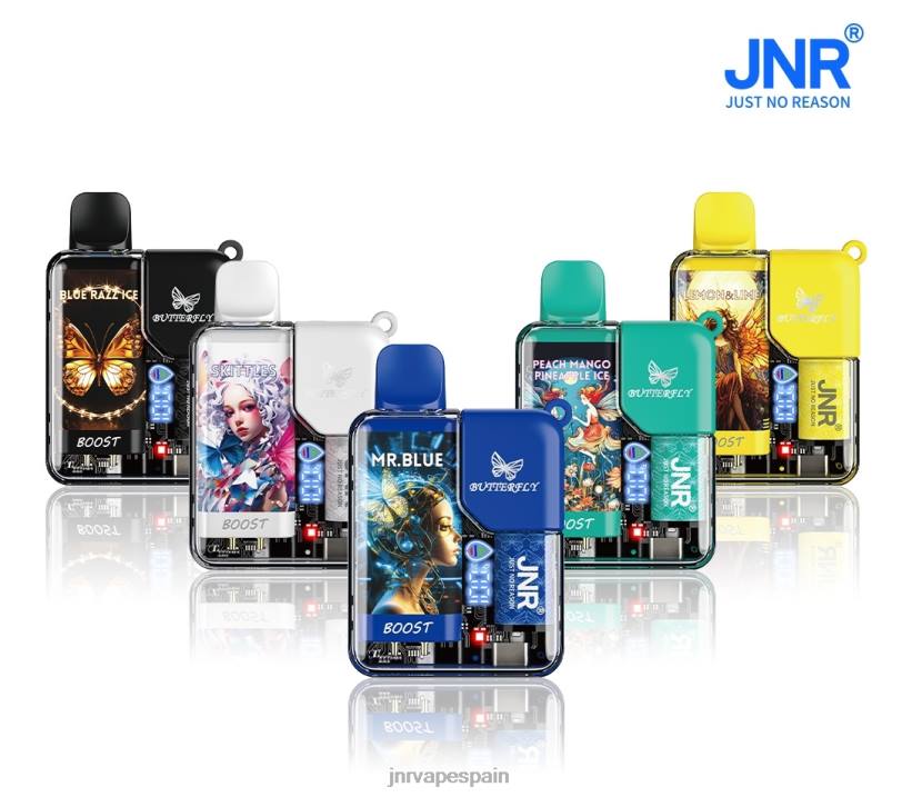 JNR vape nicotine content- Z80265 mariposa jnr señor azul